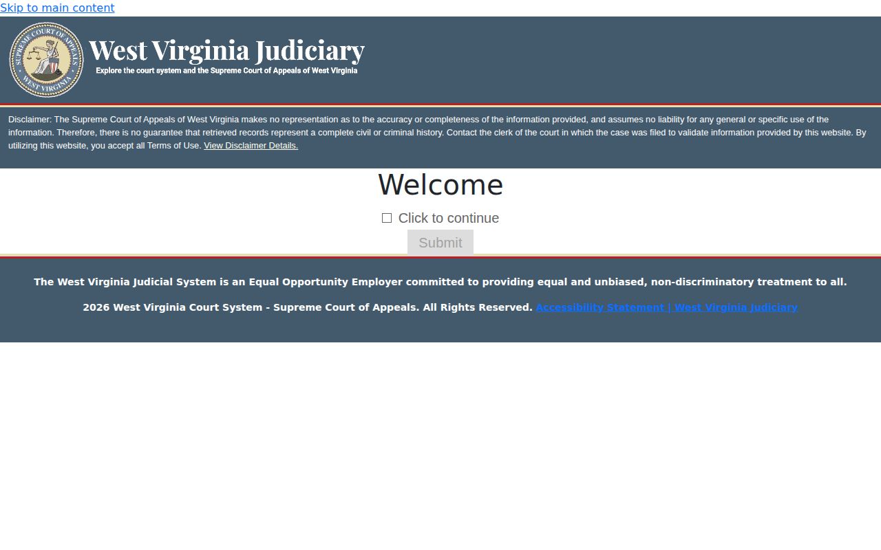 Wetzel County magistrate court portal used to confirm a Northern Regional release order